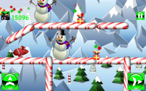 Dodge snowballs and defeat evil snowmen to rescue the cute baby hamsters